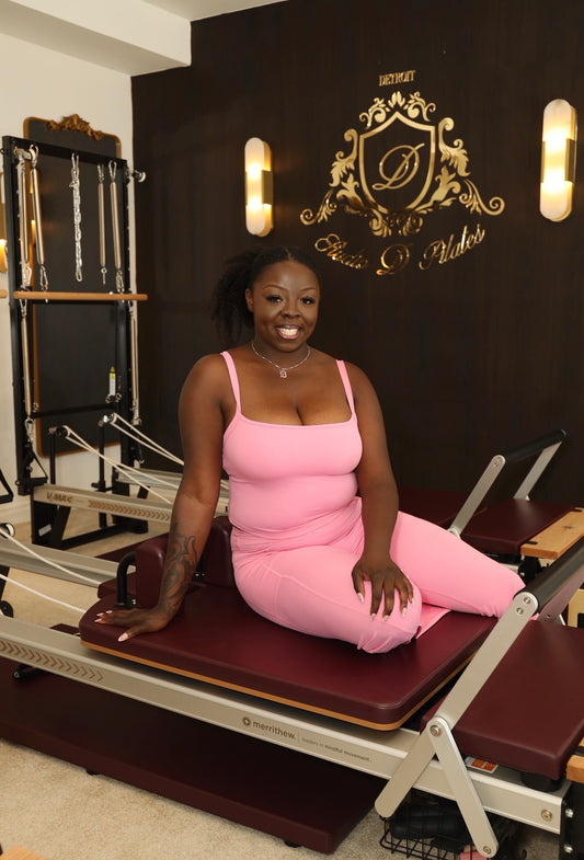 Blossom Yoga Set | Built-In Bra Tee